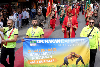 Bahçelievler’de 500  Pehlivan mücadele etti