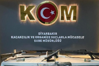 Diyarbakır Emniyeti’nden silah kaçakçılarına ağır darbe!