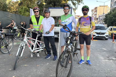 Kırklareli'nde engelleri aşan pedallar