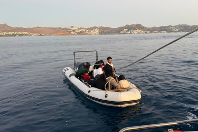 Bodrum açıklarında 17 düzensiz göçmen yakalandı