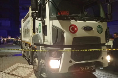 Samsun'da çöp kamyonu ölüm getirdi