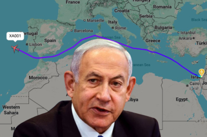 Bunun adı tutuklanma korkusu! Netanyahu, ABD'ye farklı rotadan uçtu