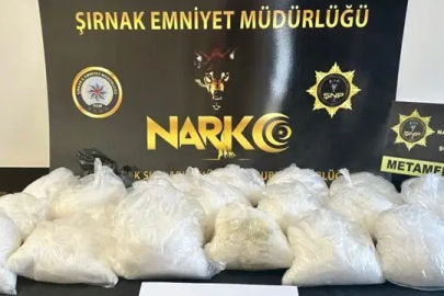 Şırnak'ta büyük uyuşturucu operasyonu!
