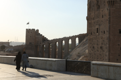 Restorasyonu tamamlanan Halep Kalesi ziyarete açıldı