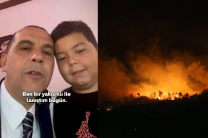 9 yaşındaki Poyraz Emir, orman yangınının önüne geçti