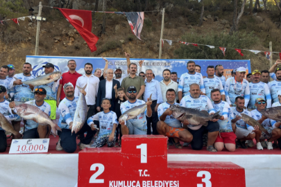 Antalya'da düzenlenen "Kumluca Büyük Balığın Peşinde" yarışması sona erdi