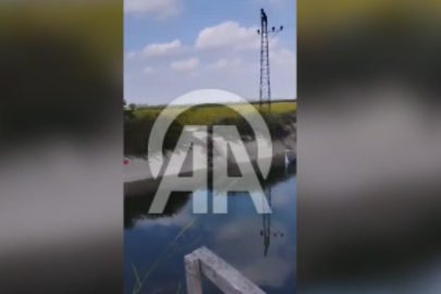 Sulama kanalına devrilen otomobildeki 1 kişi öldü, 2 kişi yaralandı
