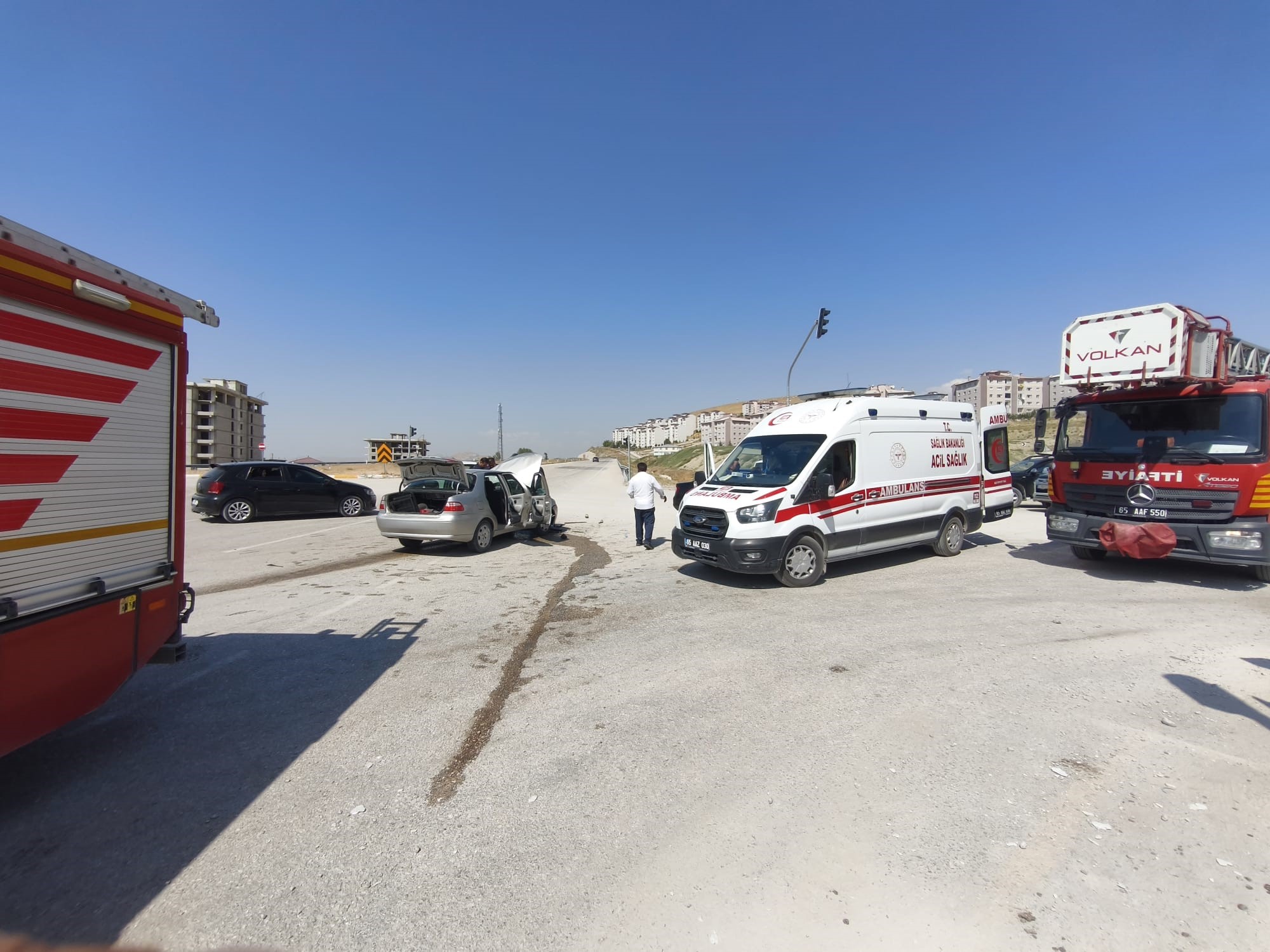 Van'da trafik kazası: Çok sayıda yaralı var